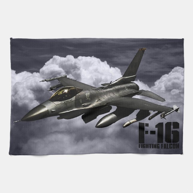F-16 Fighting Falcon Towel (Horizontal)