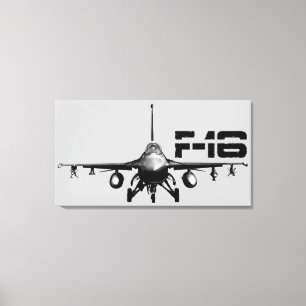 F-16 Fighting Falcon Wrapped Canvas Print
