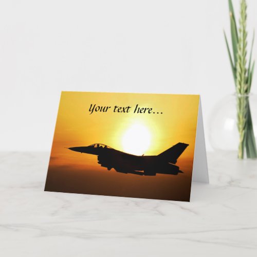 F_16 Greeting Card
