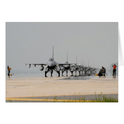 F-16 THUNDER CARDS (Front Horizontal)
