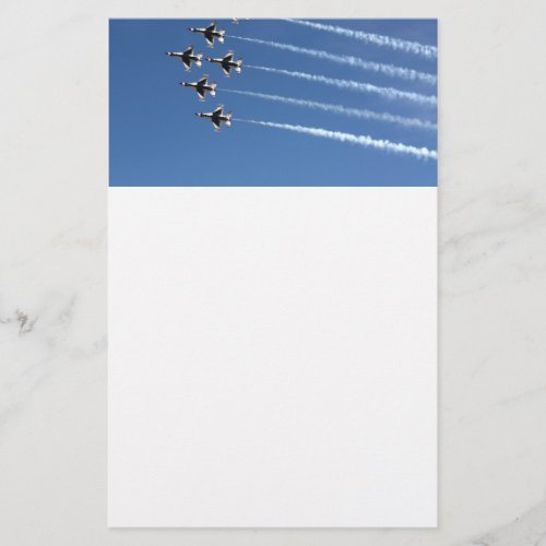 F_16 Thunderbirds Delta Formation Stationery