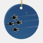 F-16 Thunderbirds Diamond  Formation Ceramic Ornament