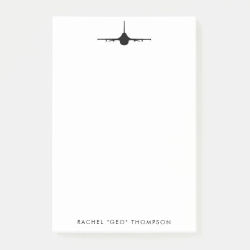 F_16 Viper Fighter Jet Personalized Notepad