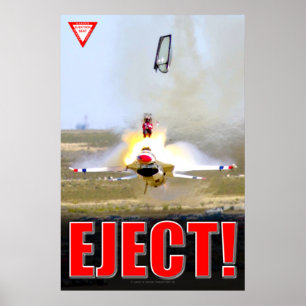 F-16C FIGHTING FALCON - EJECT! POSTER