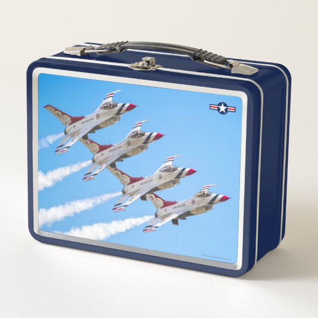 F-16C FIGHTING FALCON METAL LUNCH BOX (Front)