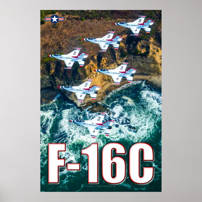 F-16C FIGHTING FALCON POSTER (Front)