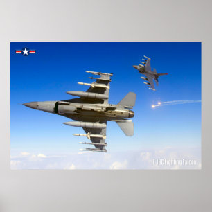 F-16C FIGHTING FALCON POSTER