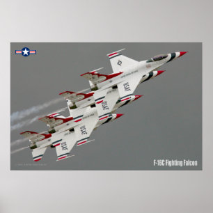 F-16C FIGHTING FALCON POSTER