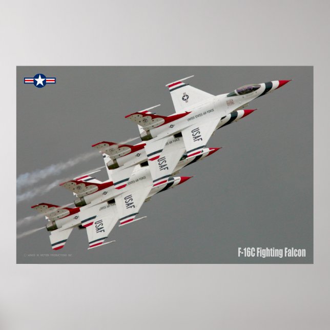F-16C FIGHTING FALCON POSTER (Front)