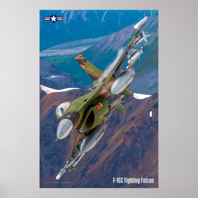 F-16C FIGHTING FALCON POSTER (Front)