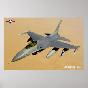 F-16C FIGHTING FALCON POSTER