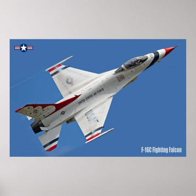 F-16C FIGHTING FALCON POSTER (Front)