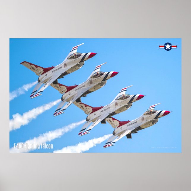 F-16C FIGHTING FALCON POSTER (Front)
