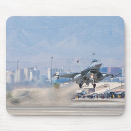 F_16CJ Fighting Falcon LF AF 97 112 Taking Off pad Mouse Pad