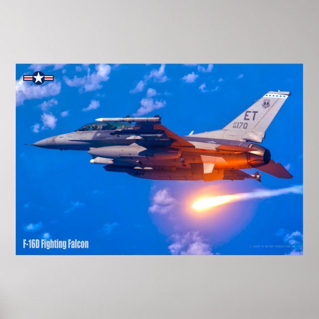 F-16D FIGHTING FALCON POSTER (Front)