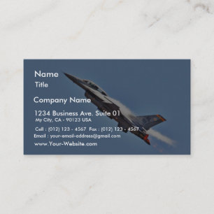 F 16s Jets Fighters Airplanes Business Card