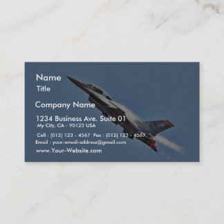 F 16s Jets Fighters Airplanes Business Card