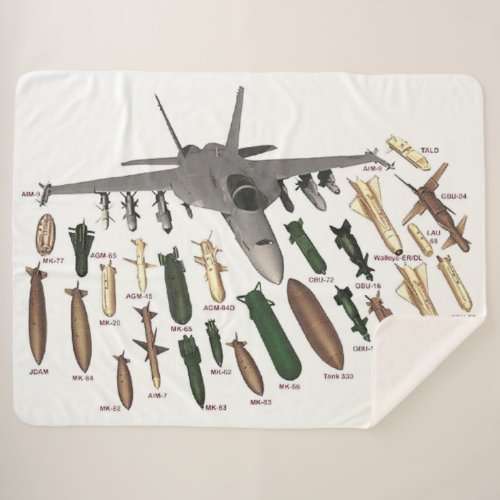 F_18 and its ARMAMENTS Sherpa Blanket