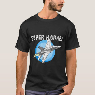 F-18 F/A Super Hornet Airplane T-shirt design