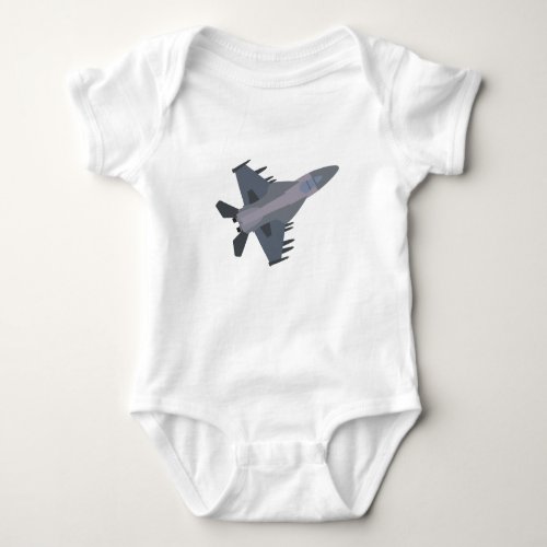 F_18 hornet baby bodysuit