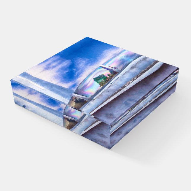 F-18 HORNET FIGHTER JET At Ease Paperweight (Angled)