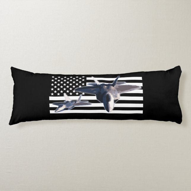 F-22 (Black Flag) Body Pillow (Front)