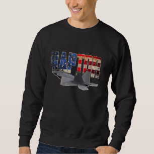 F 22 F22 Raptor Jet Fighter Plane Us Flag Pilot Sweatshirt