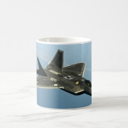 F-22 Fighter Jet Coffee Mug