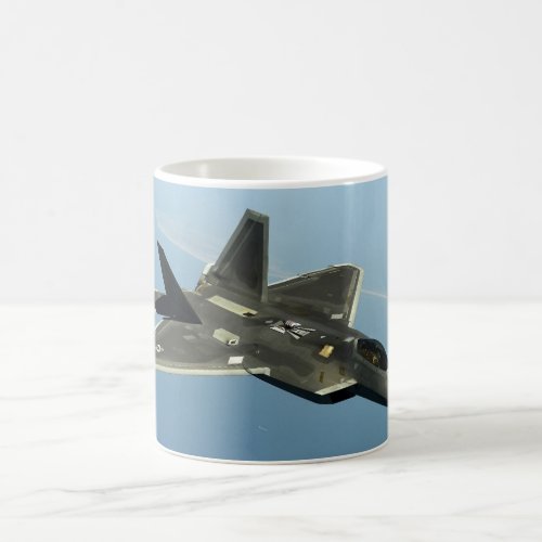 F_22 Fighter Jet Coffee Mug