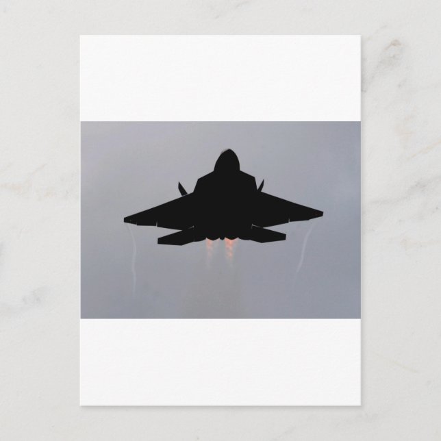 F-22 LEAVING GUAM POSTCARD (Front)