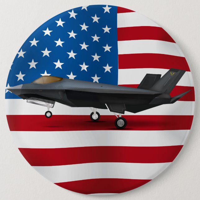 F-22 PINBACK BUTTON (Front)