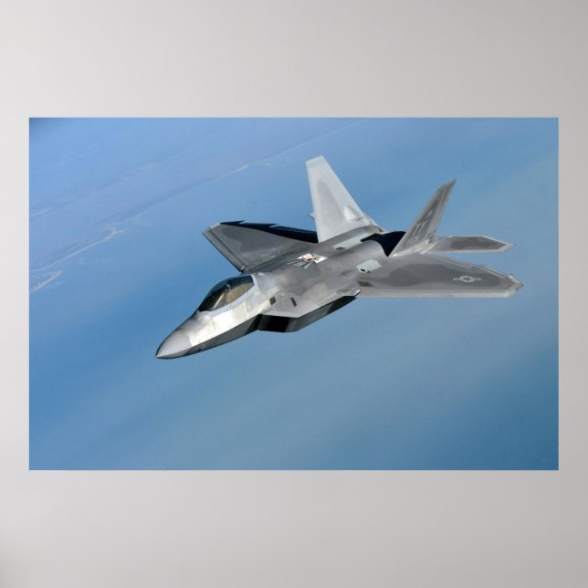F-22 Raptor Aircraft Poster (Front)