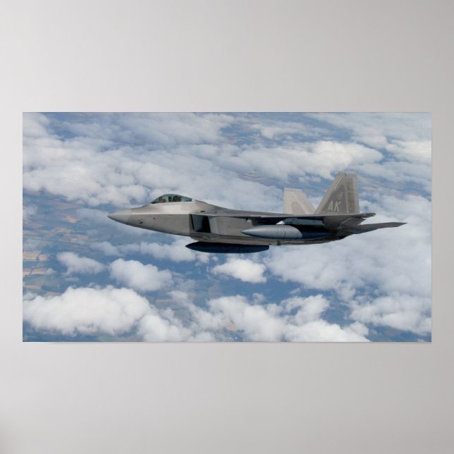 F-22 Raptor Aircraft Poster (Front)