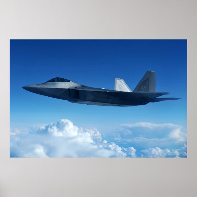 F-22 Raptor Aircraft Poster (Front)