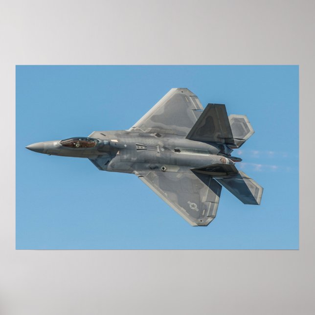 F-22 Raptor Aircraft Poster (Front)