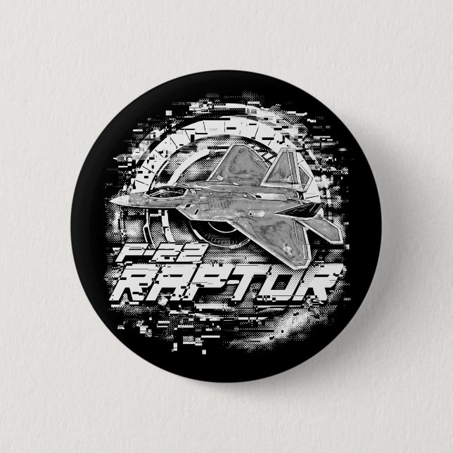 F-22 RAPTOR BUTTON (Front)