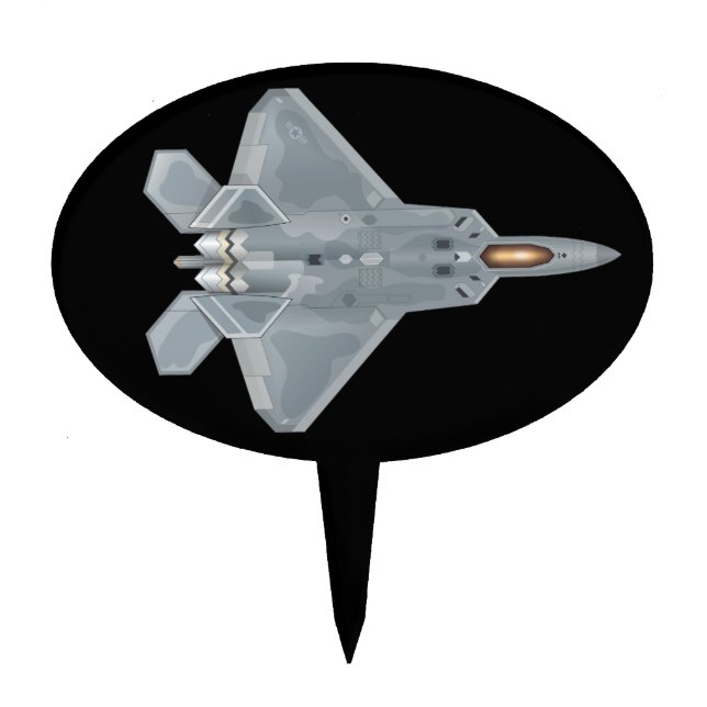 F-22 Raptor Cake Topper (Front)