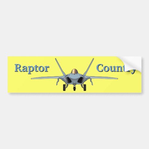 F_22 Raptor Country Bumper Sticker