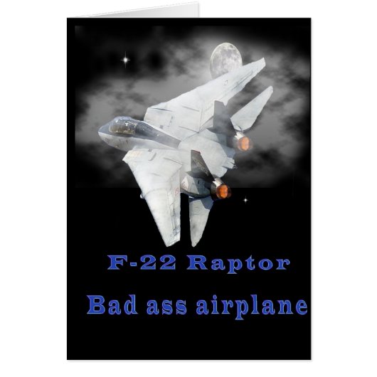 F-22 Raptor designs Cards (Front)