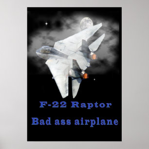 F-22 Raptor designs Poster