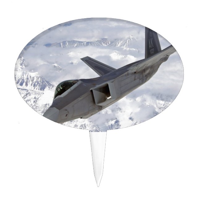 F-22 Raptor-Elmendorf AFB Cake Topper (Front)