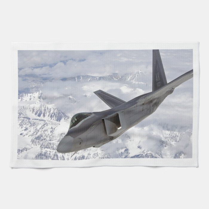 F 22 Raptor Elmendorf AFB Hand Towel