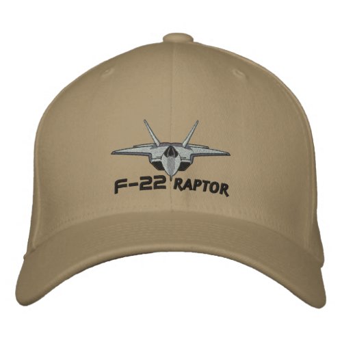 F_22 Raptor Embroidered Baseball Hat