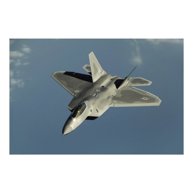 F-22 Raptor Fighter Jet Photo Print (Front)