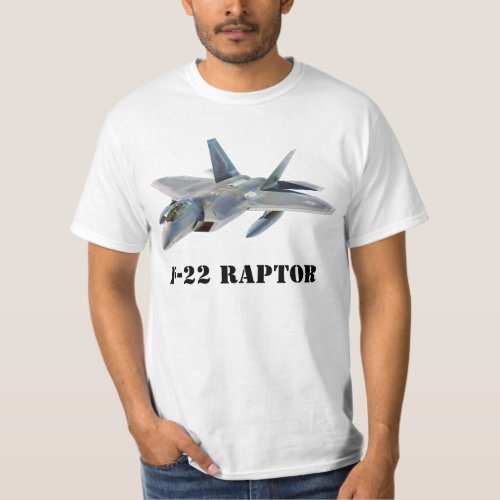 F_22 Raptor Fighter Jet T_Shirt