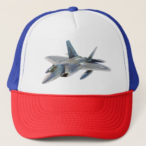 F_22 Raptor Fighter Jet Trucker Hat