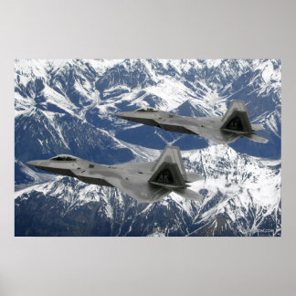 F-22 Raptor Flight Poster