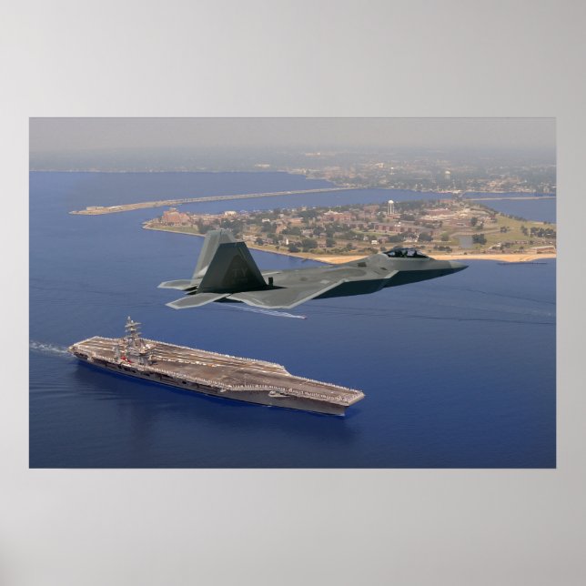 F-22 Raptor Fly-By Poster (Front)