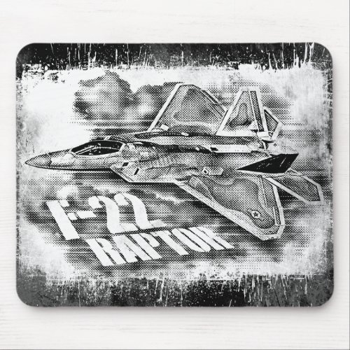 F_22 RAPTOR NULL MOUSE PAD