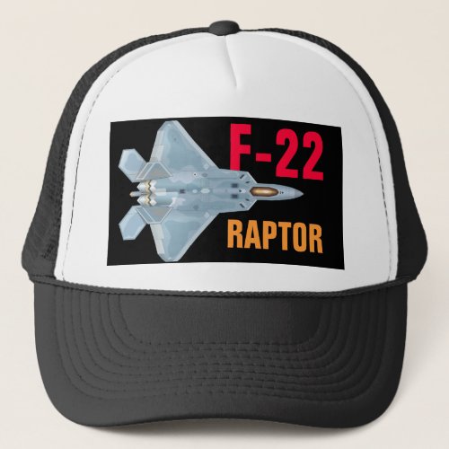 F_22 RAPTOR TRUCKER HAT